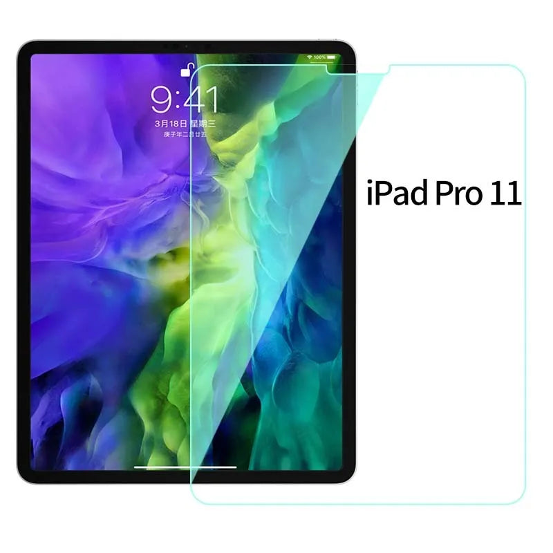 Compatible iPad tempered glass screen protector anti-blue light anti-fingerprint full screen for iPad Pro 11