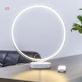 White Full Moon Lamp with remote control showing colour changing and warm white lighting modes