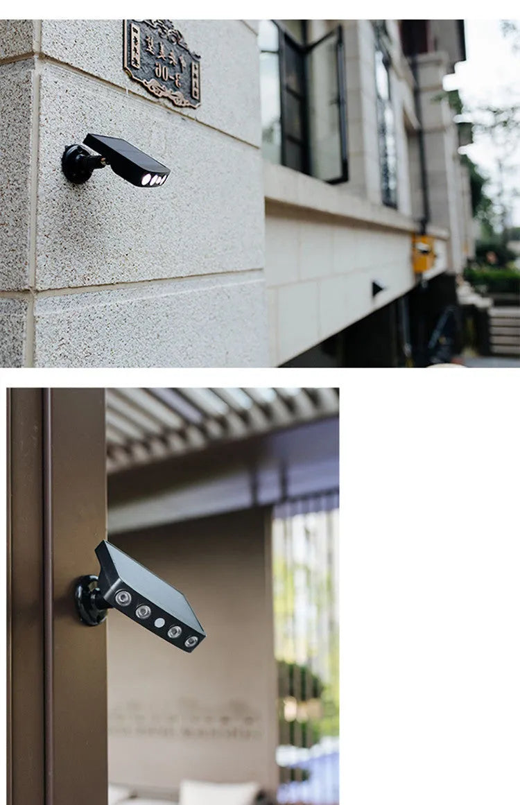 Black induction security wall lamp with motion sensor for outdoor garden villa lighting