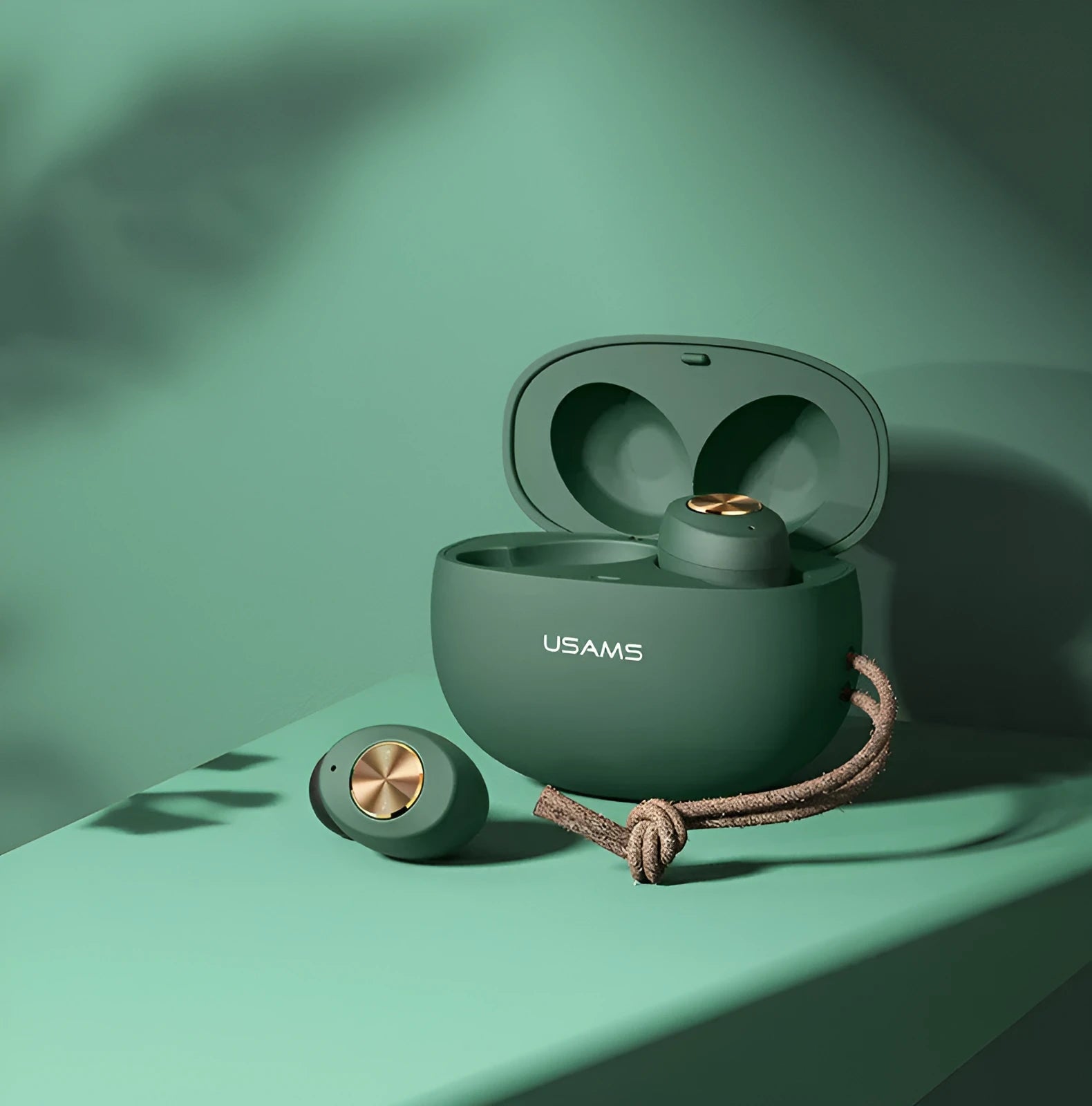 Pebble Series Wireless Bluetooth Mini TWS earbuds in charging case, shown in black colour.