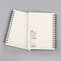 Creative coil notebook showing horizontal line, grid, and dot matrix rulings in A5 and B5 sizes