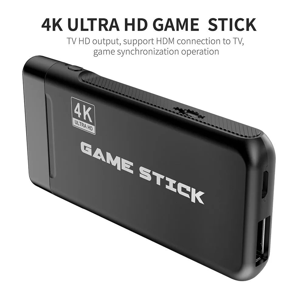 Wireless game console with two controllers, 32GB RAM, HDMI TV connection, plastic, 30x25x8cm