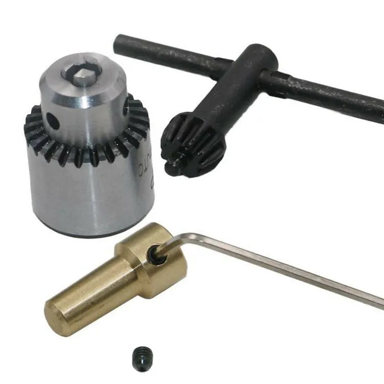 Hard alloy drill chuck accessory set with 3.17mm tail hole for electric drills
