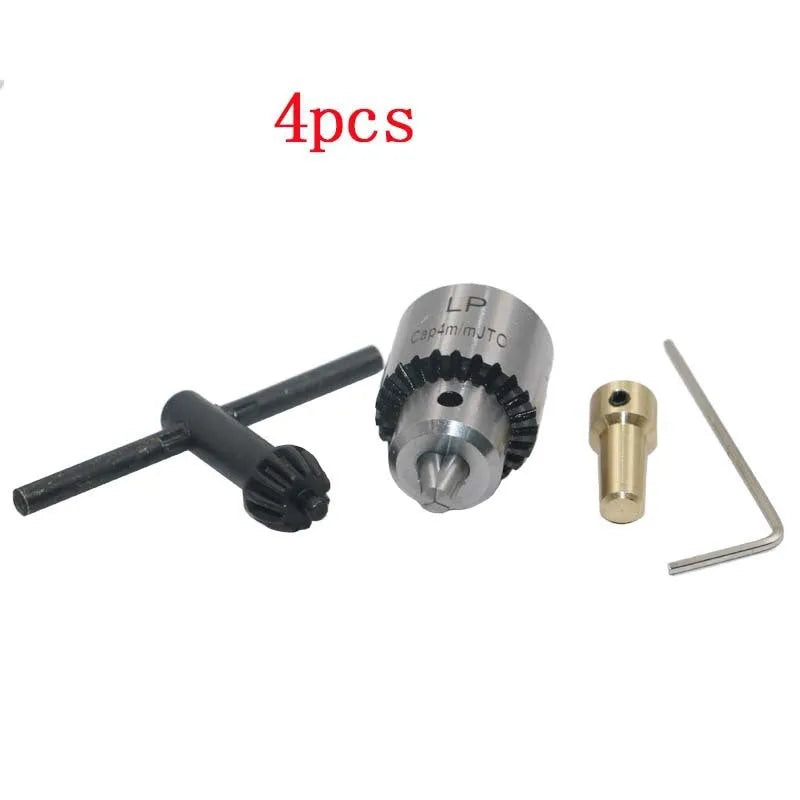 Hard alloy drill chuck accessory set with 3.17mm tail hole for electric drills