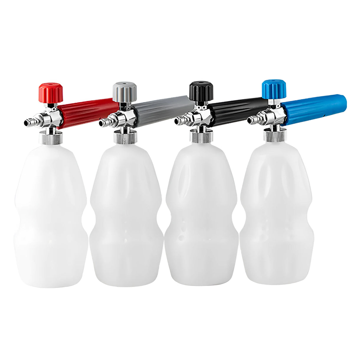 High pressure car wash water gun foam pot with pure copper tip, 15MPA, in grey red or black