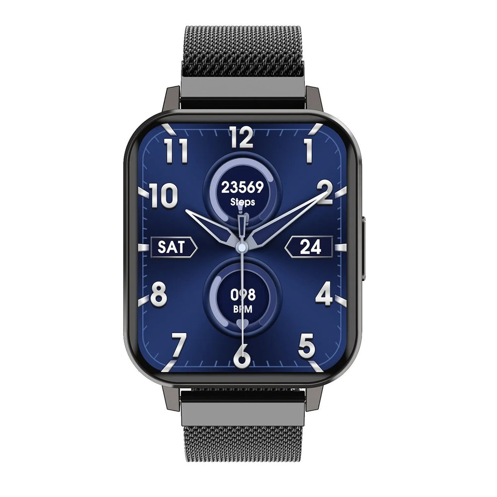 DTX smart watch with 1.78 inch screen showing health metrics display on wrist