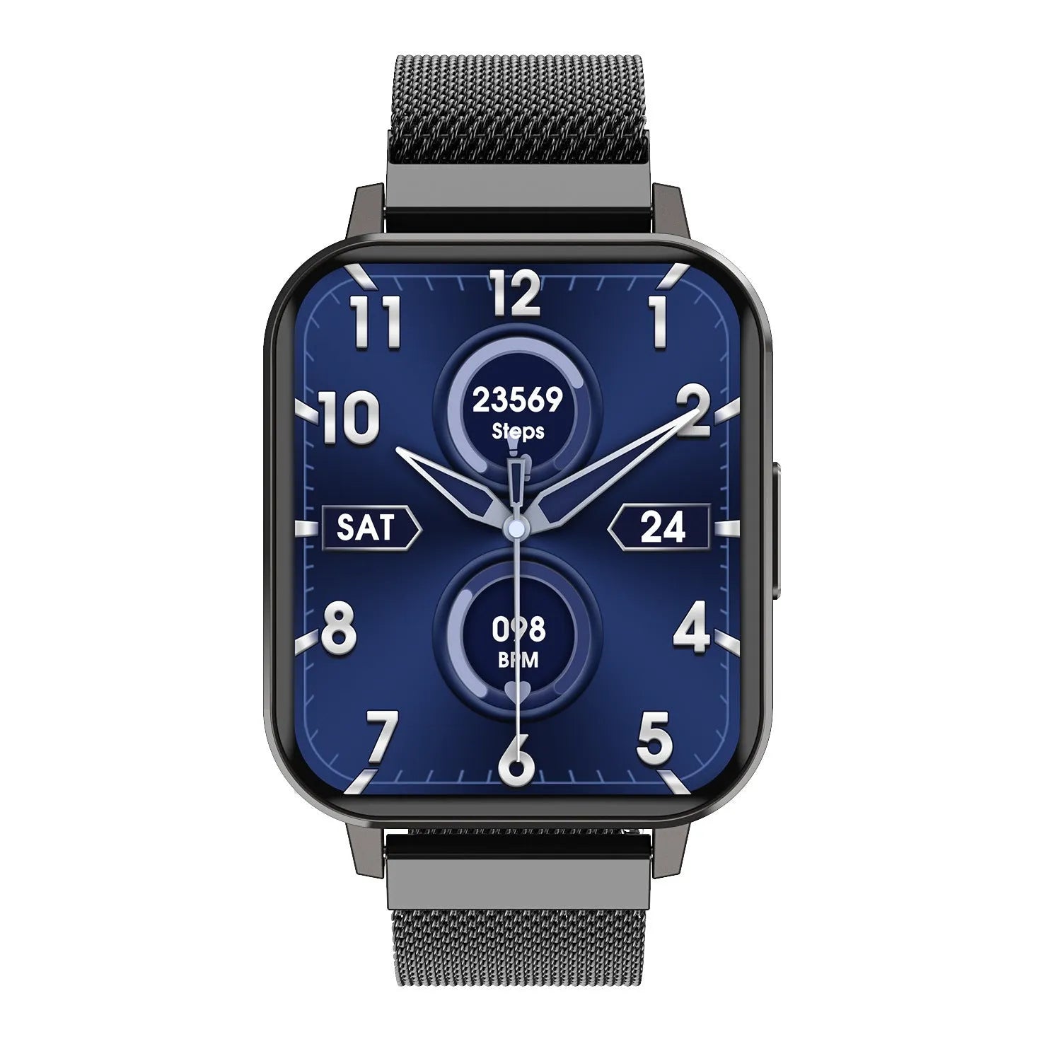 DTX smart watch with 1.78 inch screen showing health metrics display on wrist