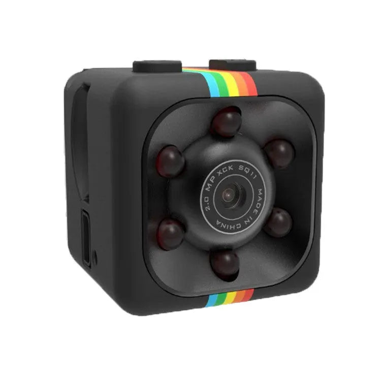 Mini HD night vision camera 1080P infrared sports DV frosted plastic body 22x22x22mm