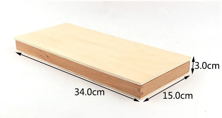 Montessori wooden stacking toys with geometric blocks for preschool children aged 2-7 years