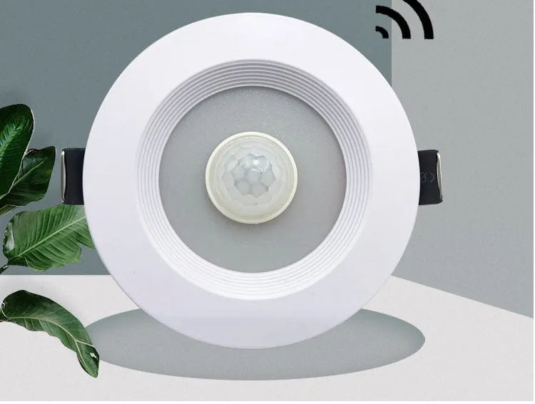 Infrared body sensing LED down light with aluminium housing for automatic kitchen study toilet lighting