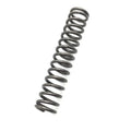 Set of metal pneumatic belt machine accessories including rollers, blades, a switch, and couplings on a workbench.