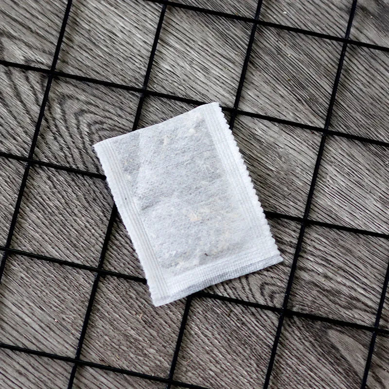 Non-woven catnip powder bag cat toy, 2g mint flavoured, 8x6cm, with breathable fabric