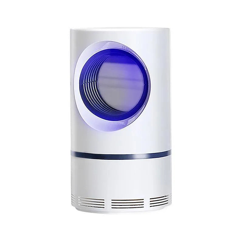 White large bionic mosquito killer lamp with violet light and USB power for indoor use