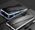 Anti-peep magnetic phone case for iPhone 11 Pro Max XR XS in blue, gold, green, red, silver