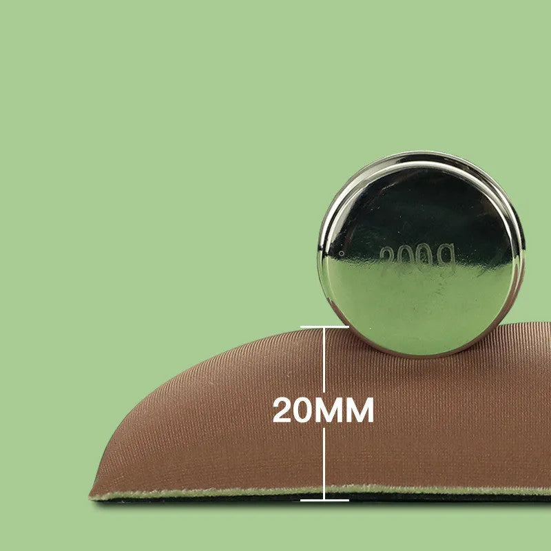Kiwi fruit design on a grey cloth mouse pad with a thick, integrated gel wrist rest at the front.