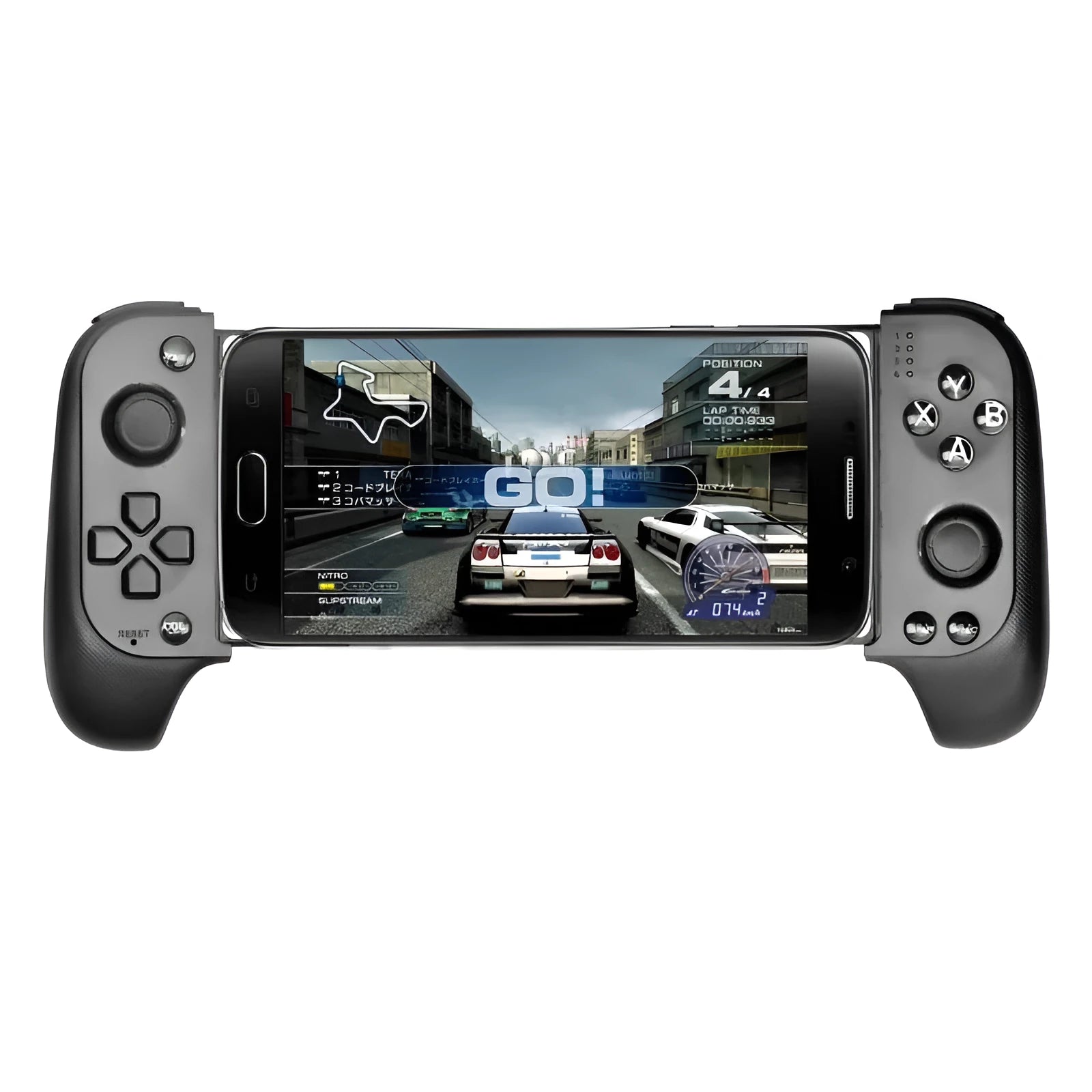 Cytec wireless Bluetooth telescopic game handle extended with phone in black and red blue colours