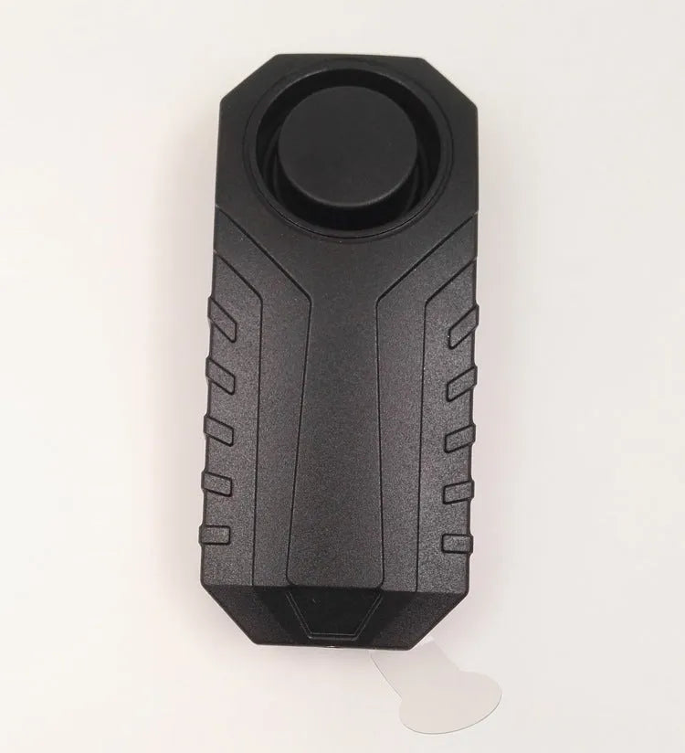 Black rainproof vibration alarm detector for electric car bicycle motorcycle anti-theft with remote control