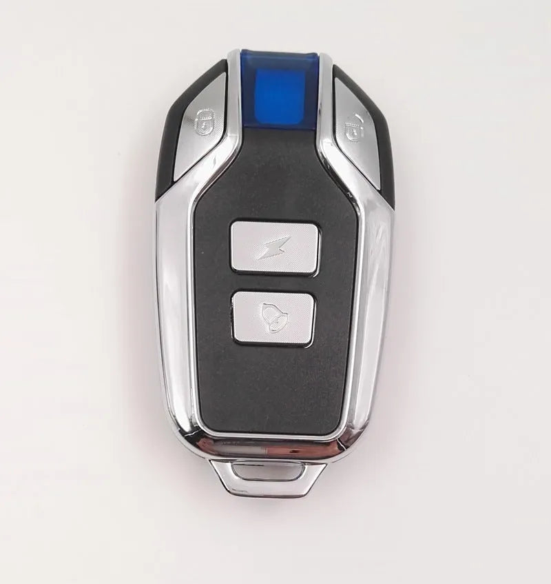 Black rainproof vibration alarm detector for electric car bicycle motorcycle anti-theft with remote control