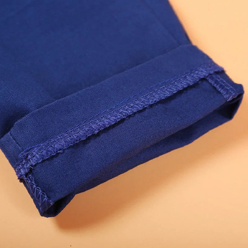 Boys' blue suit set with vest, tie, turtleneck and trousers for smart casual occasions