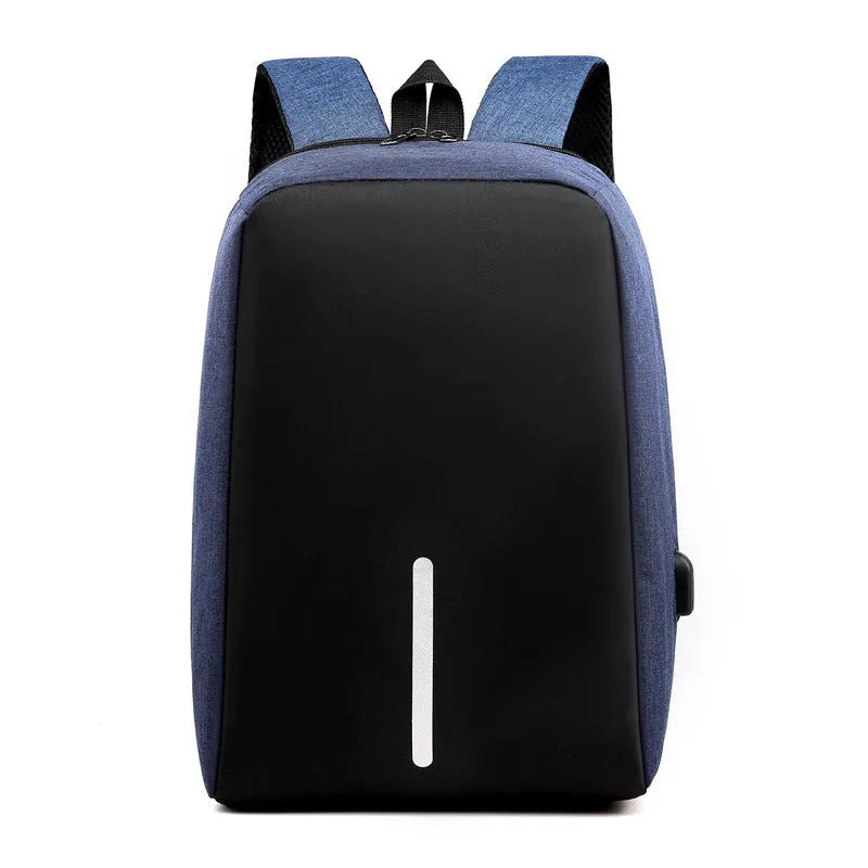 Mackuni Rabbit anti-theft backpack 16 inch laptop USB charging breathable waterproof business travel backpack black