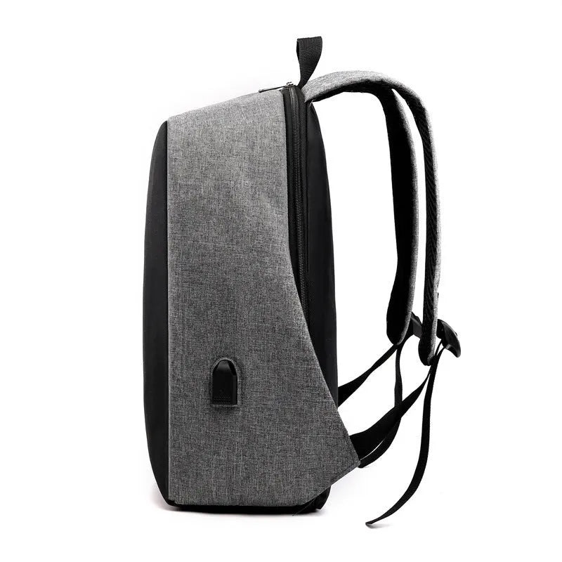 Mackuni Rabbit anti-theft backpack 16 inch laptop USB charging breathable waterproof business travel backpack black