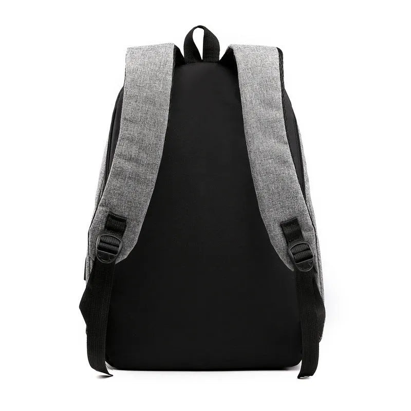 Mackuni Rabbit anti-theft backpack 16 inch laptop USB charging breathable waterproof business travel backpack black