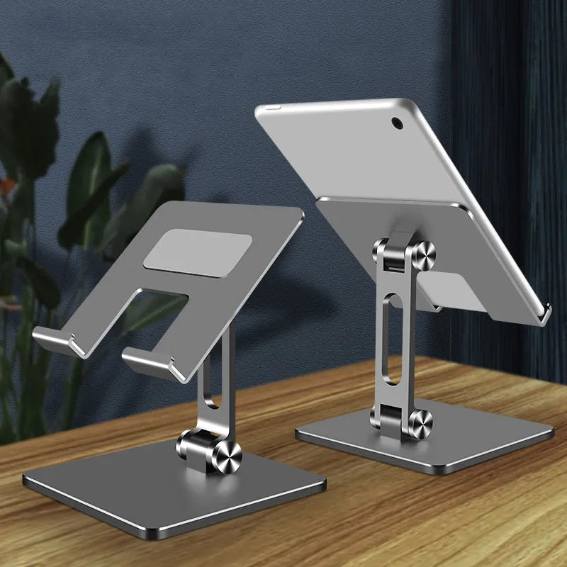 Tablet PC Stand MT134 aluminium alloy folding stand with 180° tilt in silver colour