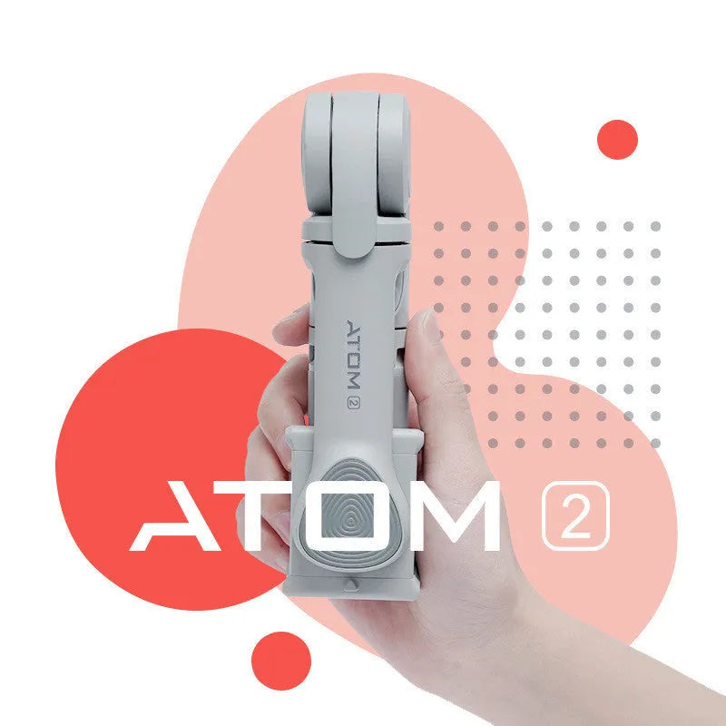 Snoppa Atom 2 green three-axis smartphone gimbal stabiliser on white background