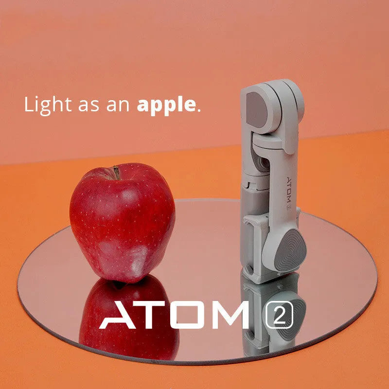 Snoppa Atom 2 green three-axis smartphone gimbal stabiliser on white background