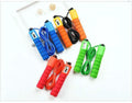 Adult synchronized sports skipping rope with counting mechanism and sponge handles