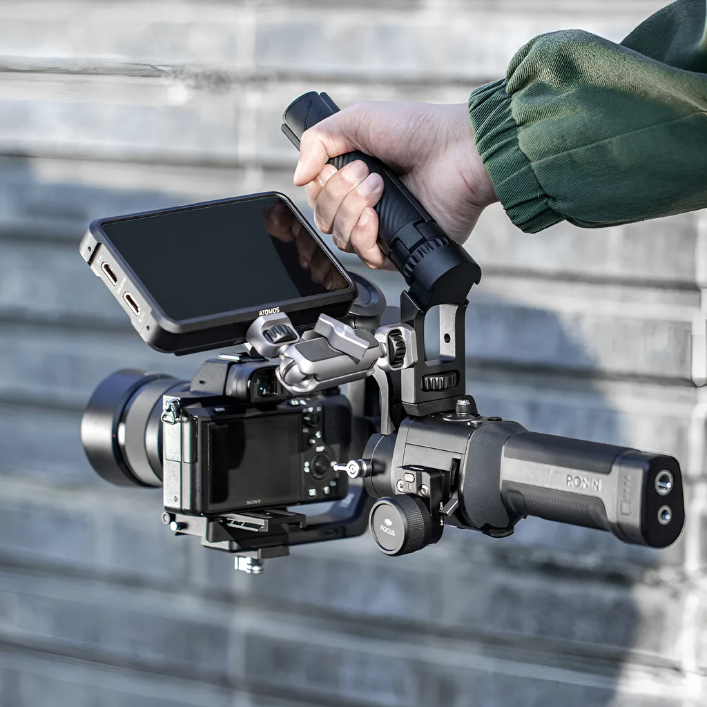 PGYTECH aluminium alloy tripod adapter for DJI Ronin S and SC gimbals with multiple accessory mounts