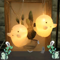 Pumpkin Ghost LED string lights with warm white bulbs on a dark background, 2m 4m 8m lengths available