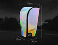 Universal colourful transparent hat for golf bags with adjustable buckle and laser seven colours design