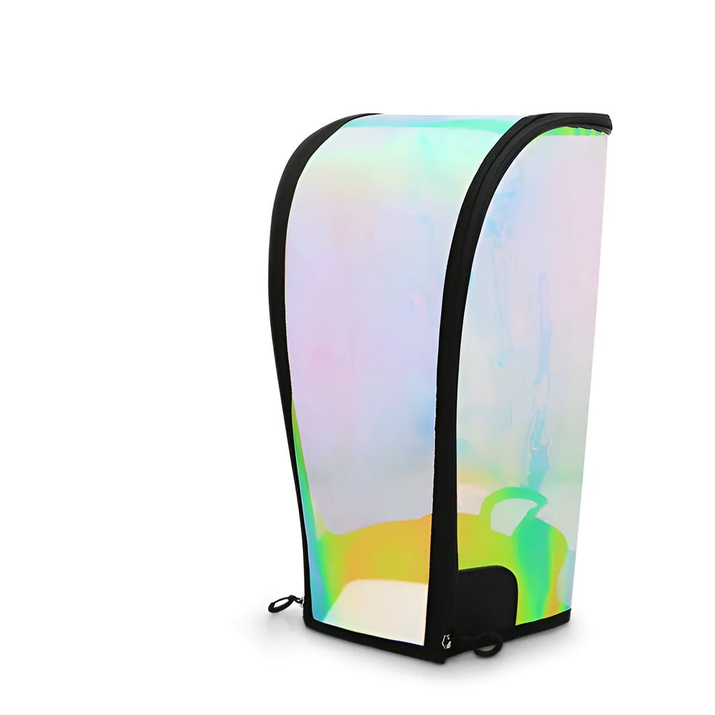 Universal colourful transparent hat for golf bags with adjustable buckle and laser seven colours design