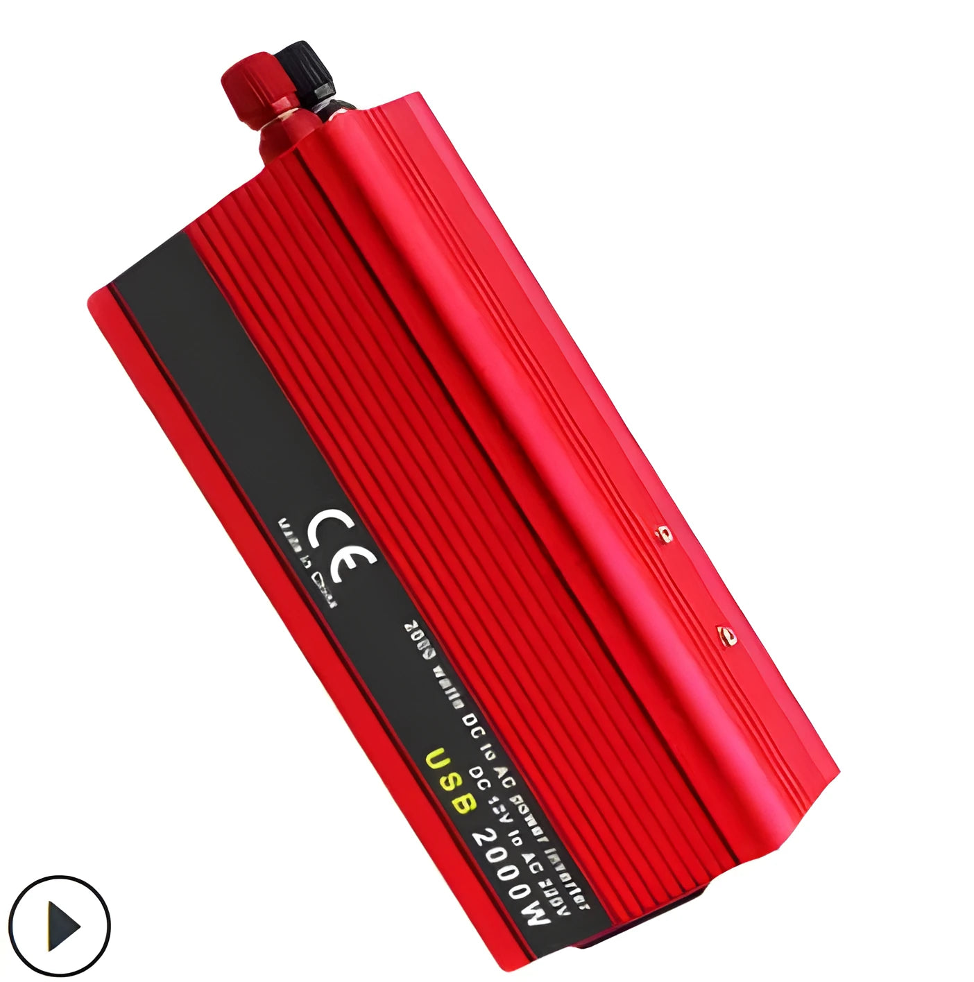 2000W modified sine wave car inverter with dual USB ports and protection features