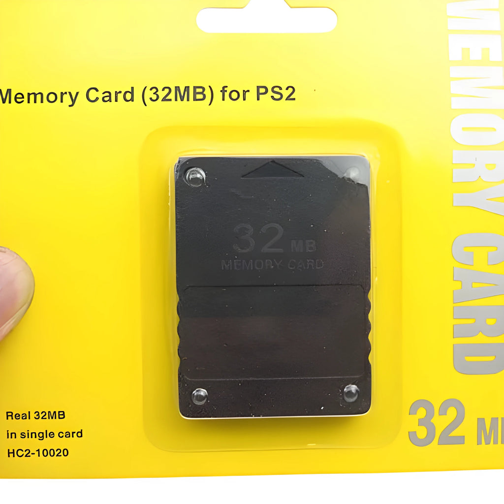PS2 memory card game accessory plug-in storage device for Sony PlayStation 2, available in 128M capacity