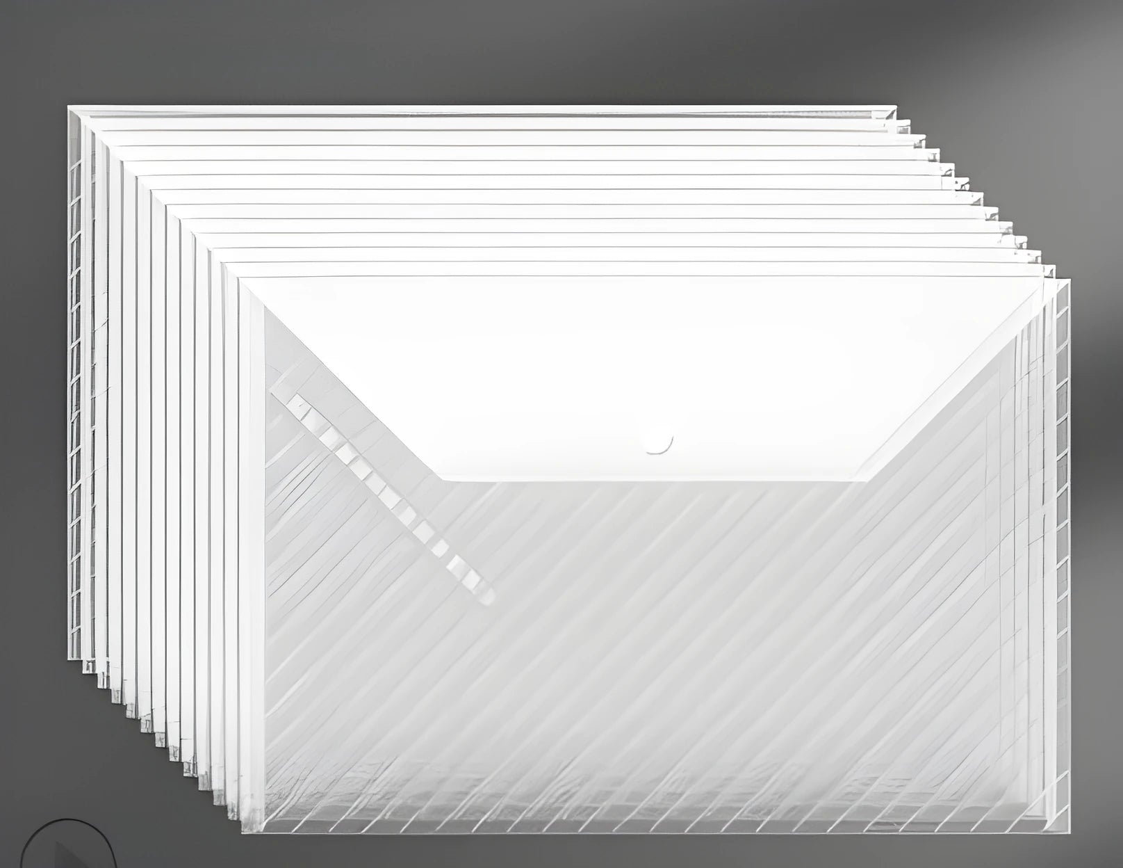 A4 plastic file bag with snap closure in transparent and coloured options for document storage