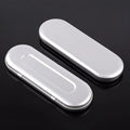 Rectangular tinplate cosmetic and pen storage box with frosted iron finish and offset printing