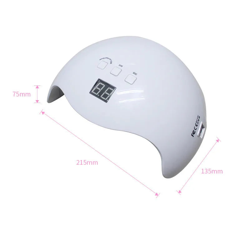 SUN X9Plus white nail phototherapy LED lamp with 21 beads and 48W power for gel nail drying