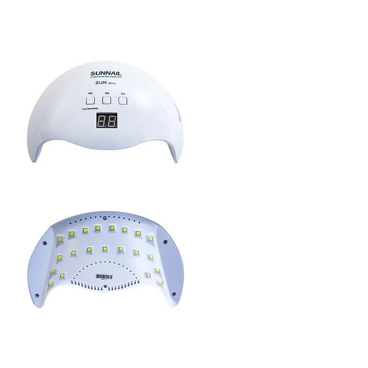 SUN X9Plus white nail phototherapy LED lamp with 21 beads and 48W power for gel nail drying