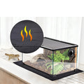 Reptile Heating Pad with Adjustable Thermostat Switch 5V USB Powered for Warm Pet Bed Terrarium Heat Source Temperature Control