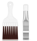 Stainless steel air conditioner fin comb brush and metal comb radiator cleaning tool