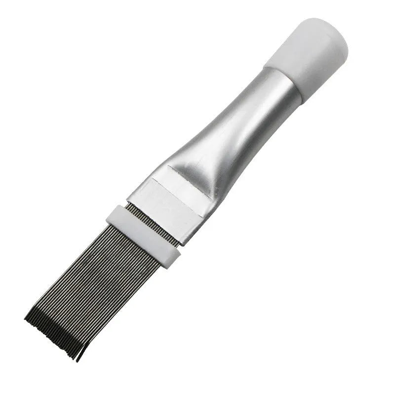 Stainless steel air conditioner fin comb brush and metal comb radiator cleaning tool