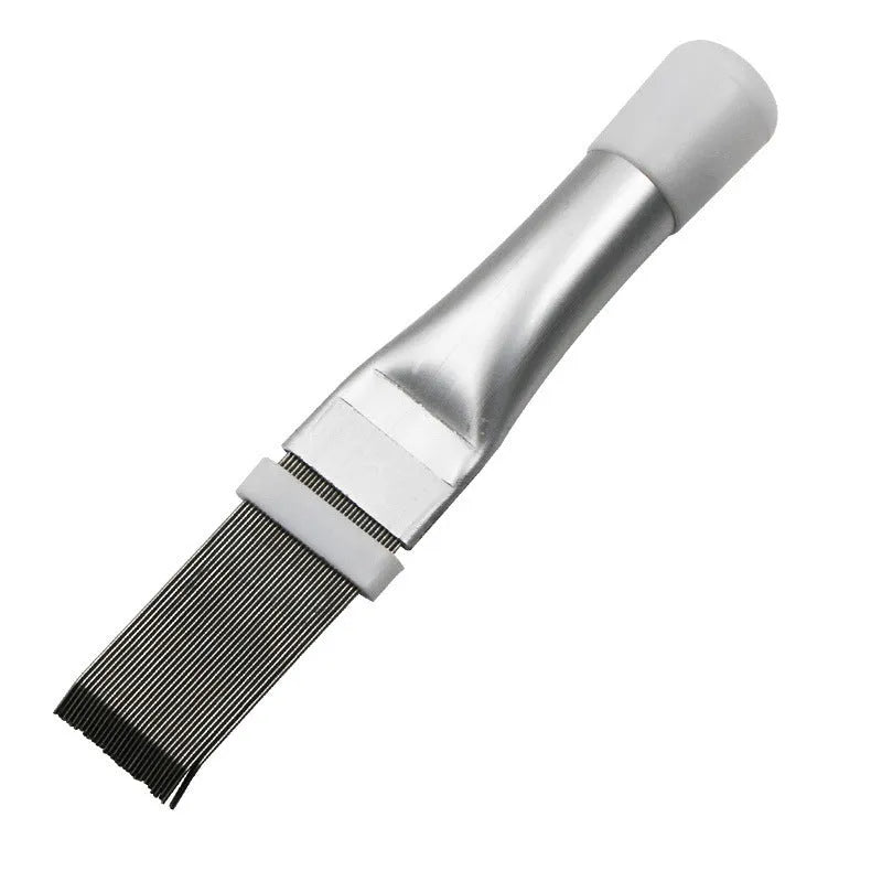 Stainless steel air conditioner fin comb brush and metal comb radiator cleaning tool