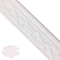 Medium-size self-adhesive decorative skirting line with a modern grid pattern for living room walls.