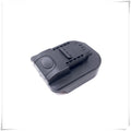 Black Makita to Worx power tool battery converter adapter for cross-brand compatibility.