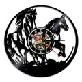 12 inch round black single-sided wall clock with quartz movement, pointer display, and 24-hour indication