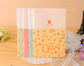 A5 portable notebook 21x14cm with broken flowers cover design for student school supplies