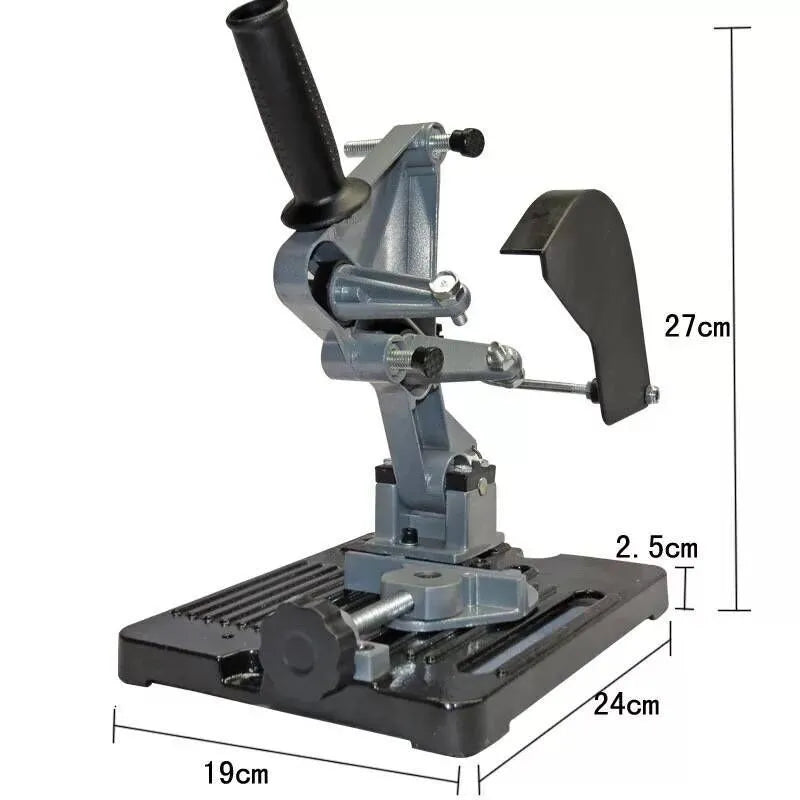 Universal alloy angle grinder bracket with 125mm length for industrial mounting