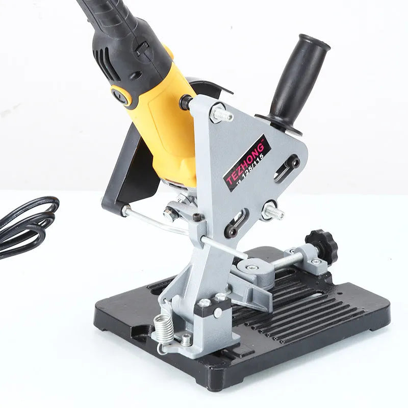 Universal alloy angle grinder bracket with 125mm length for industrial mounting
